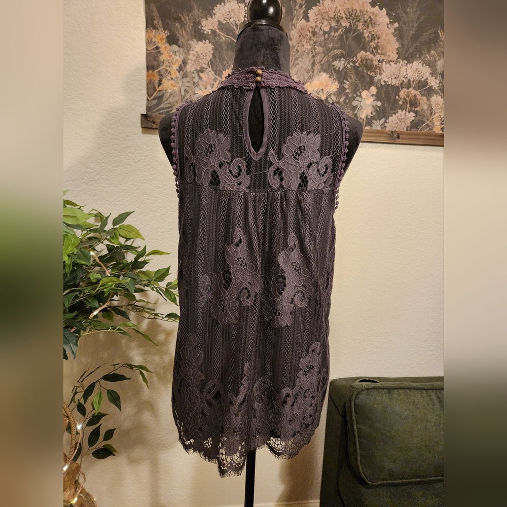 Deep purple dress tank top - Picture 2 of 7